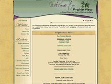 Tablet Screenshot of prairieviewhoa.com